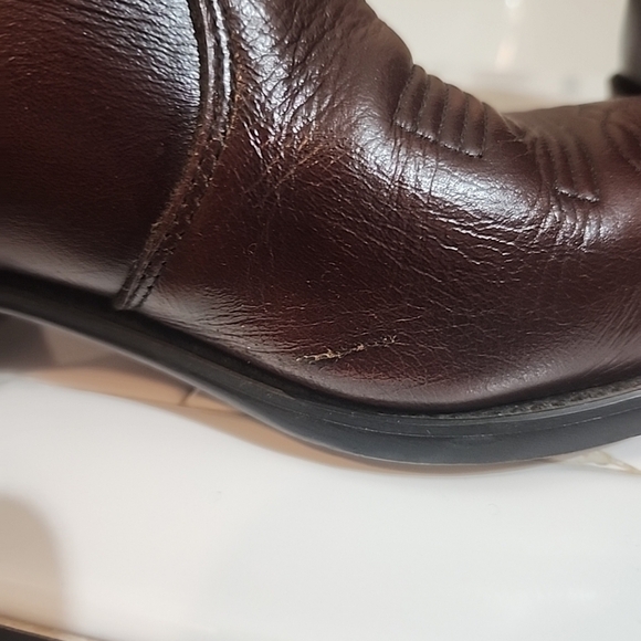 Durango Man’s Leather Western Ankle Boots size 8.5EE - Picture 4 of 9